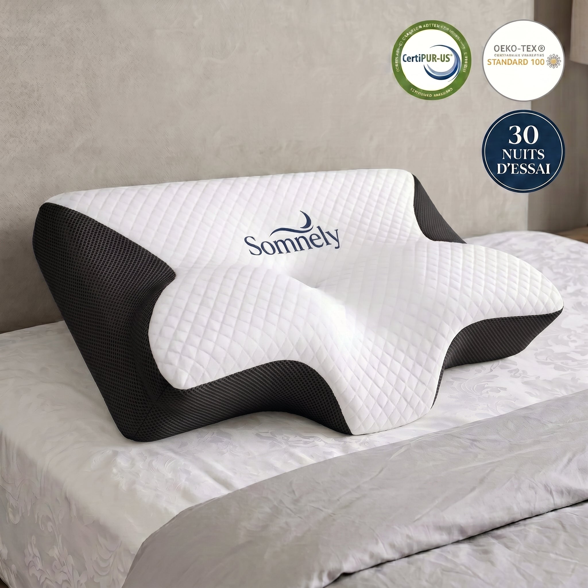 L'Oreiller Ergonomique Cervical - SOMNELY®
